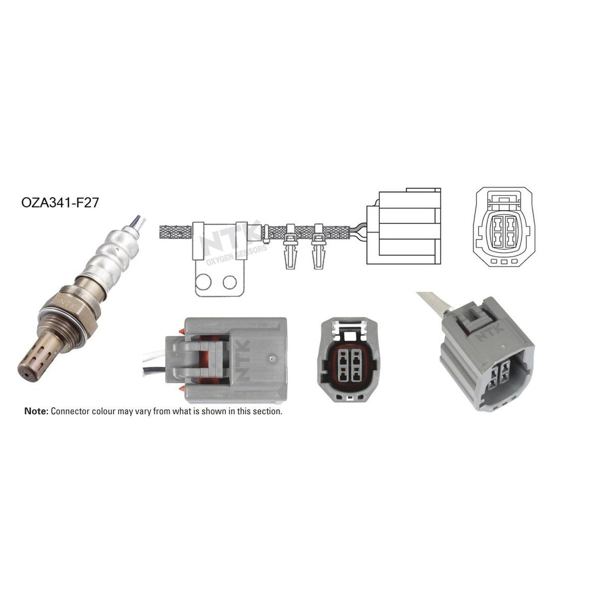 NTK Oxygen Lambda Sensor OZA341-F27