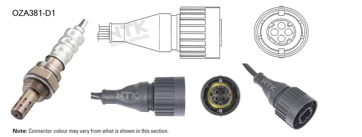 NTK Oxygen Lambda Sensor OZA381-D1