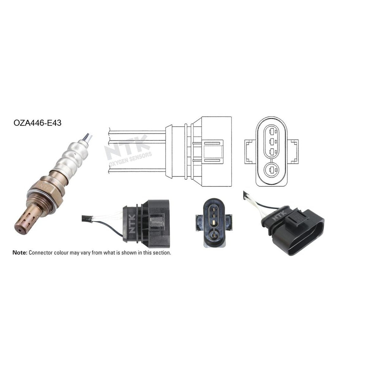 NTK Oxygen Lambda Sensor OZA446-E43