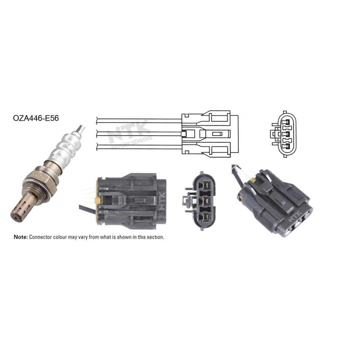 NTK Oxygen Lambda Sensor OZA446-E56