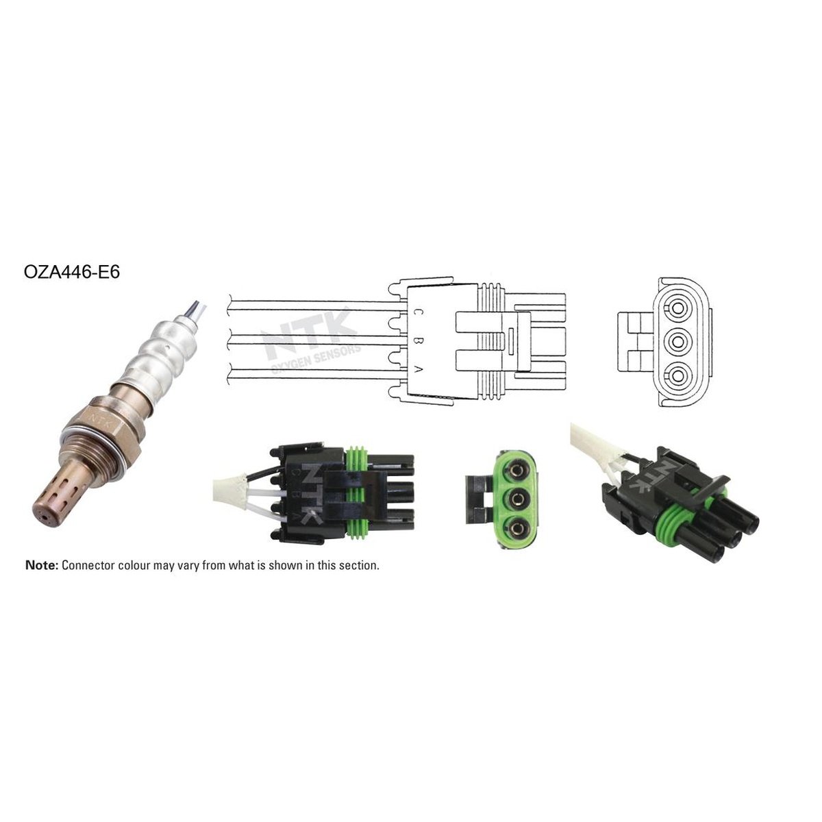 NTK Oxygen Lambda Sensor OZA446-E6