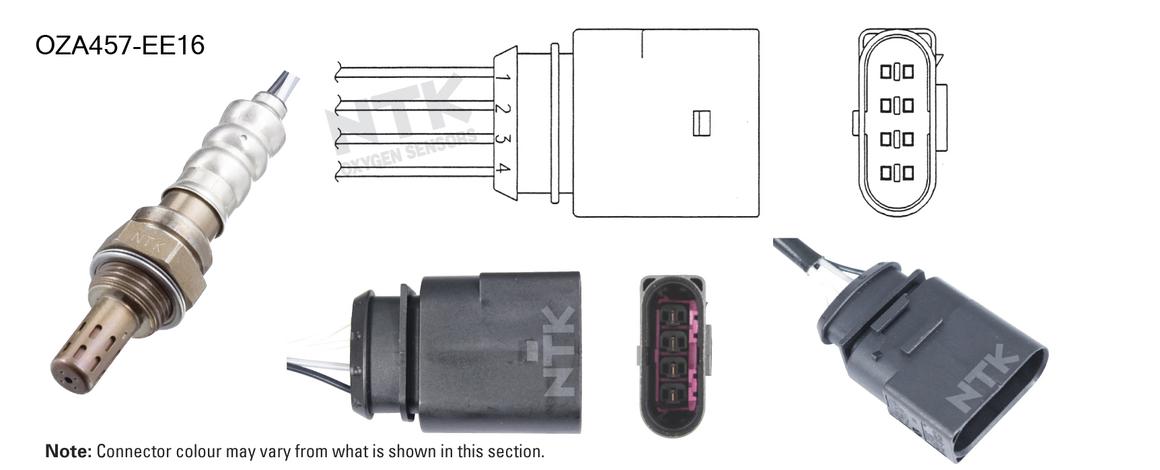 NTK Oxygen Lambda Sensor OZA457-EE16