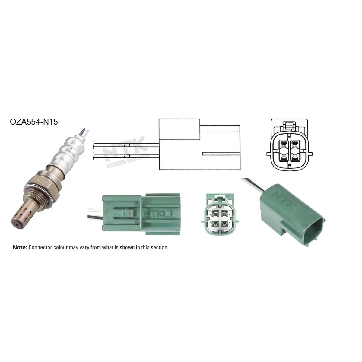 NTK Oxygen Lambda Sensor OZA554-N15
