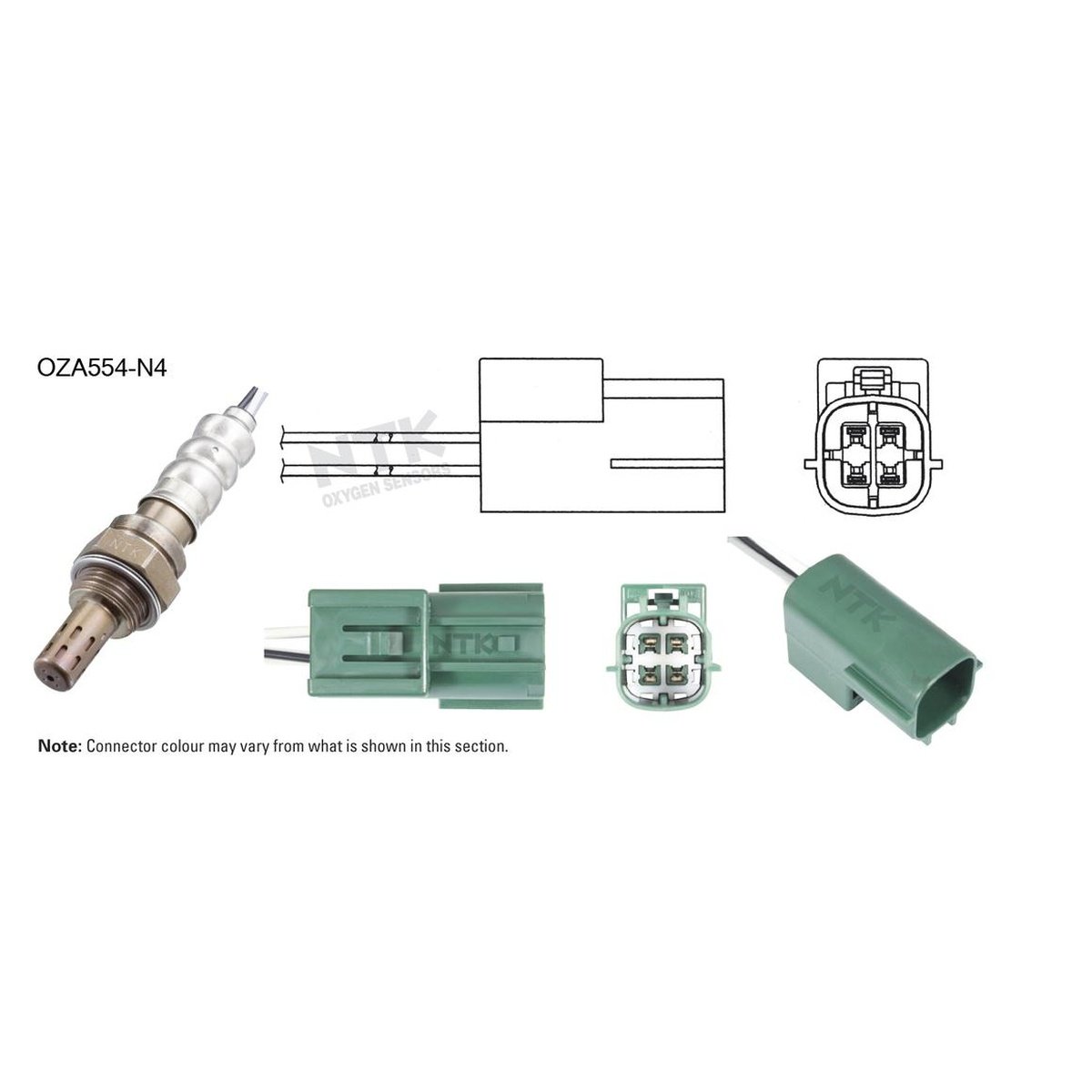 NTK Oxygen Lambda Sensor OZA554-N4
