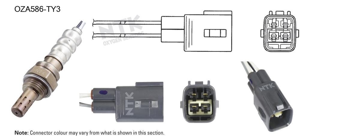 NTK Oxygen Lambda Sensor OZA586-TY3