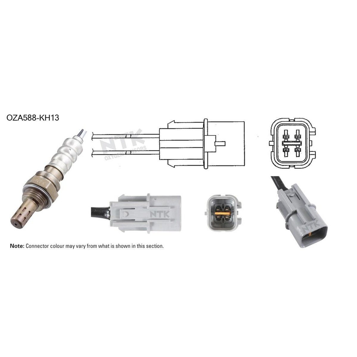 NTK Oxygen Lambda Sensor OZA588-KH13