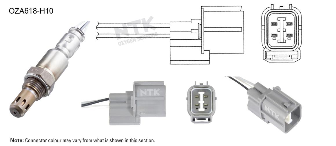 NTK Oxygen Lambda Sensor OZA618-H10