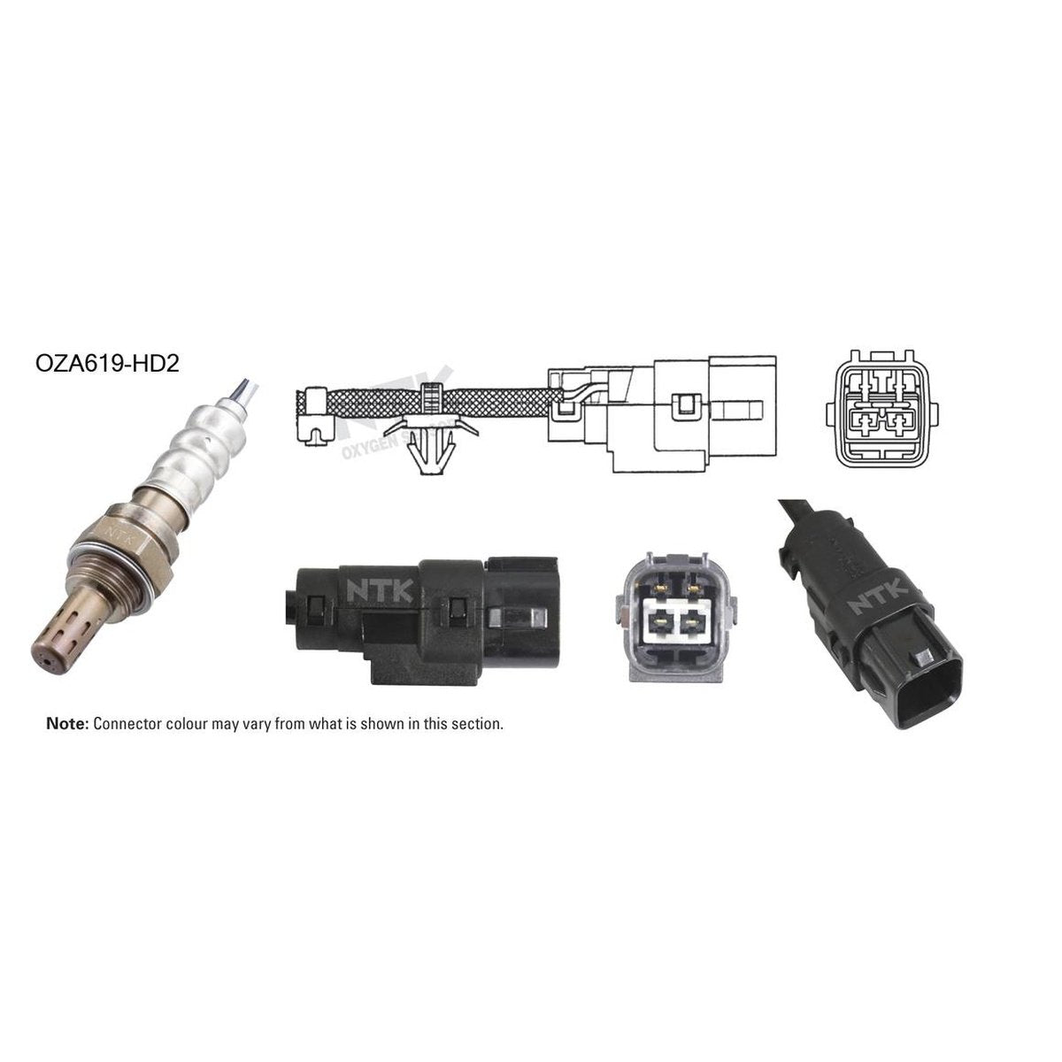 NTK Oxygen Lambda Sensor OZA619-HD2