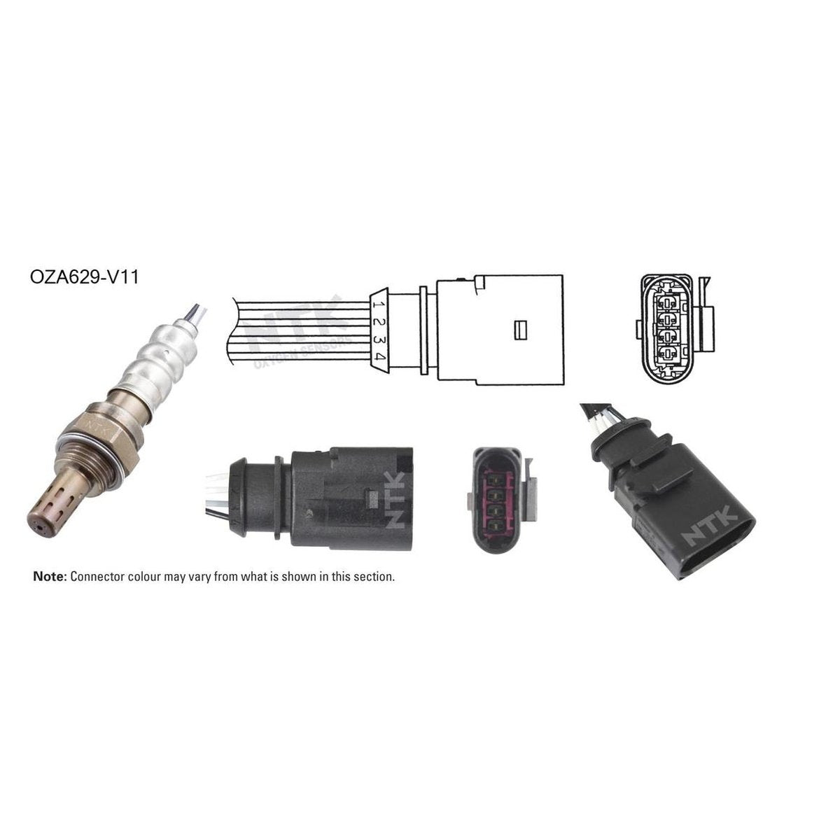 NTK Oxygen Lambda Sensor OZA629-V11