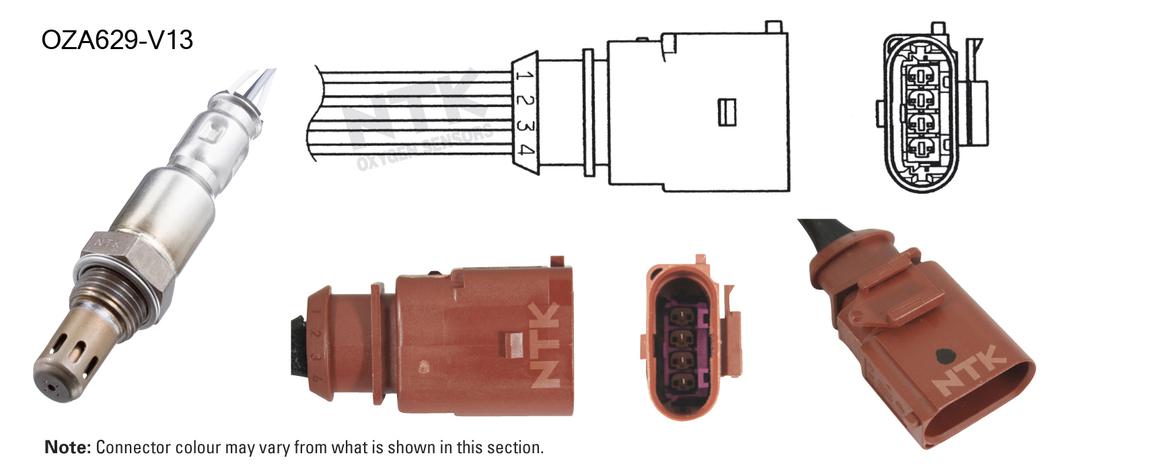 NTK Oxygen Lambda Sensor OZA629-V13