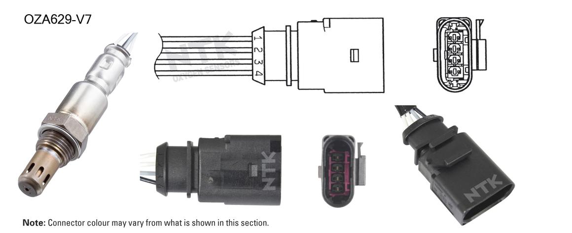 NTK Oxygen Lambda Sensor OZA629-V7