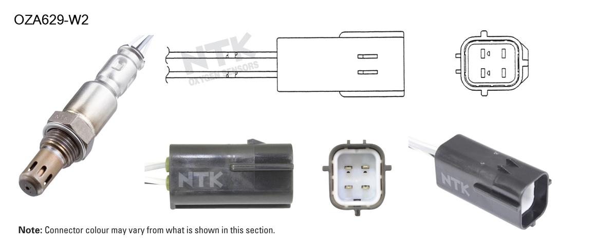 NTK Oxygen Lambda Sensor OZA629-W2