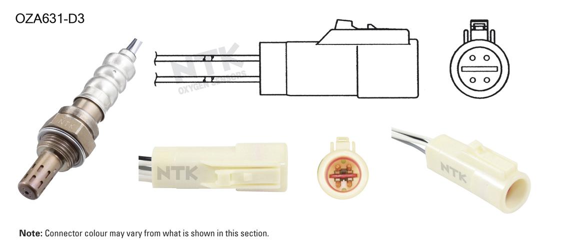 NTK Oxygen Lambda Sensor OZA631-D3