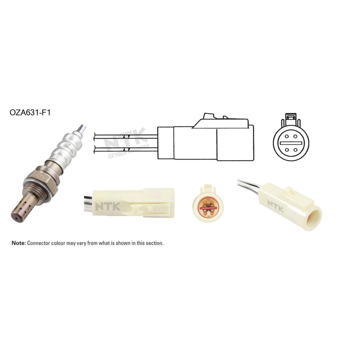 NTK Oxygen Lambda Sensor OZA631-F1