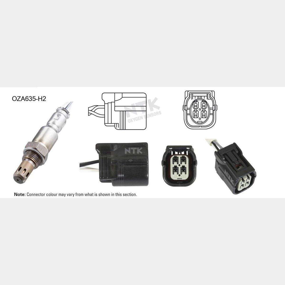 NTK Oxygen Lambda Sensor OZA635-H2