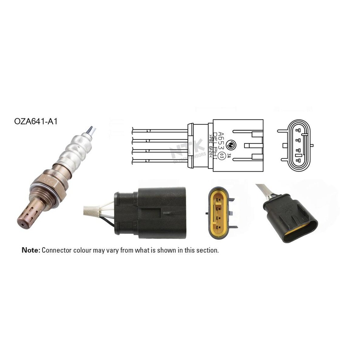NTK Oxygen Lambda Sensor OZA641-A1