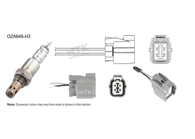 NTK Oxygen Lambda Sensor OZA646-H3