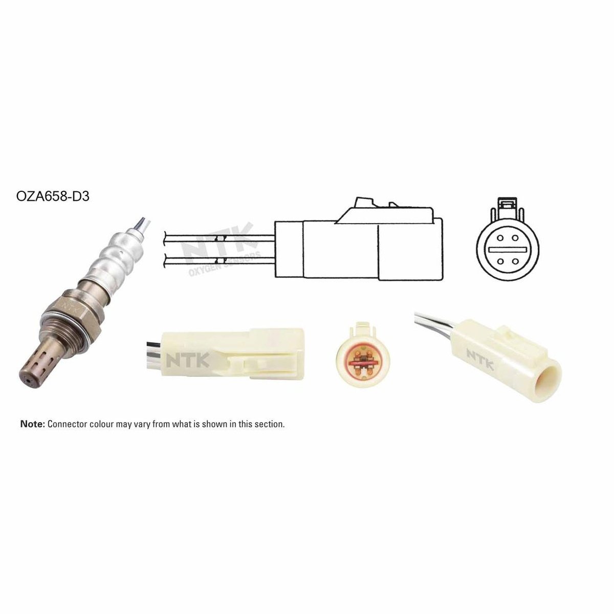 NTK Oxygen Lambda Sensor OZA658-D3