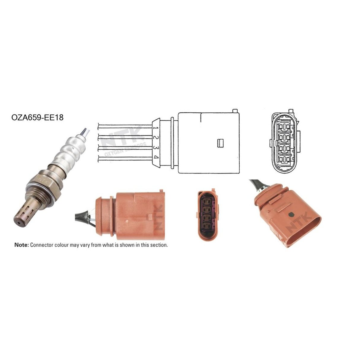 NTK Oxygen Lambda Sensor OZA659-EE18