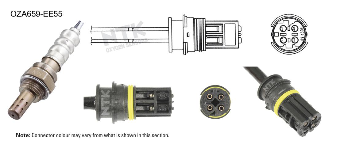 NTK Oxygen Lambda Sensor OZA659-EE55