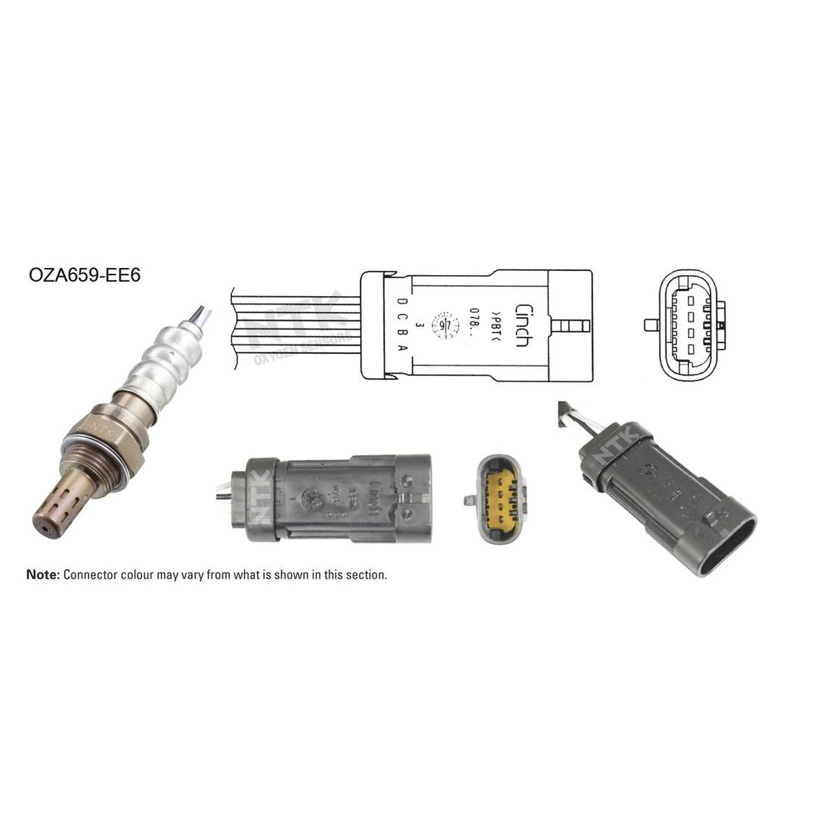 NTK Oxygen Lambda Sensor OZA659-EE6