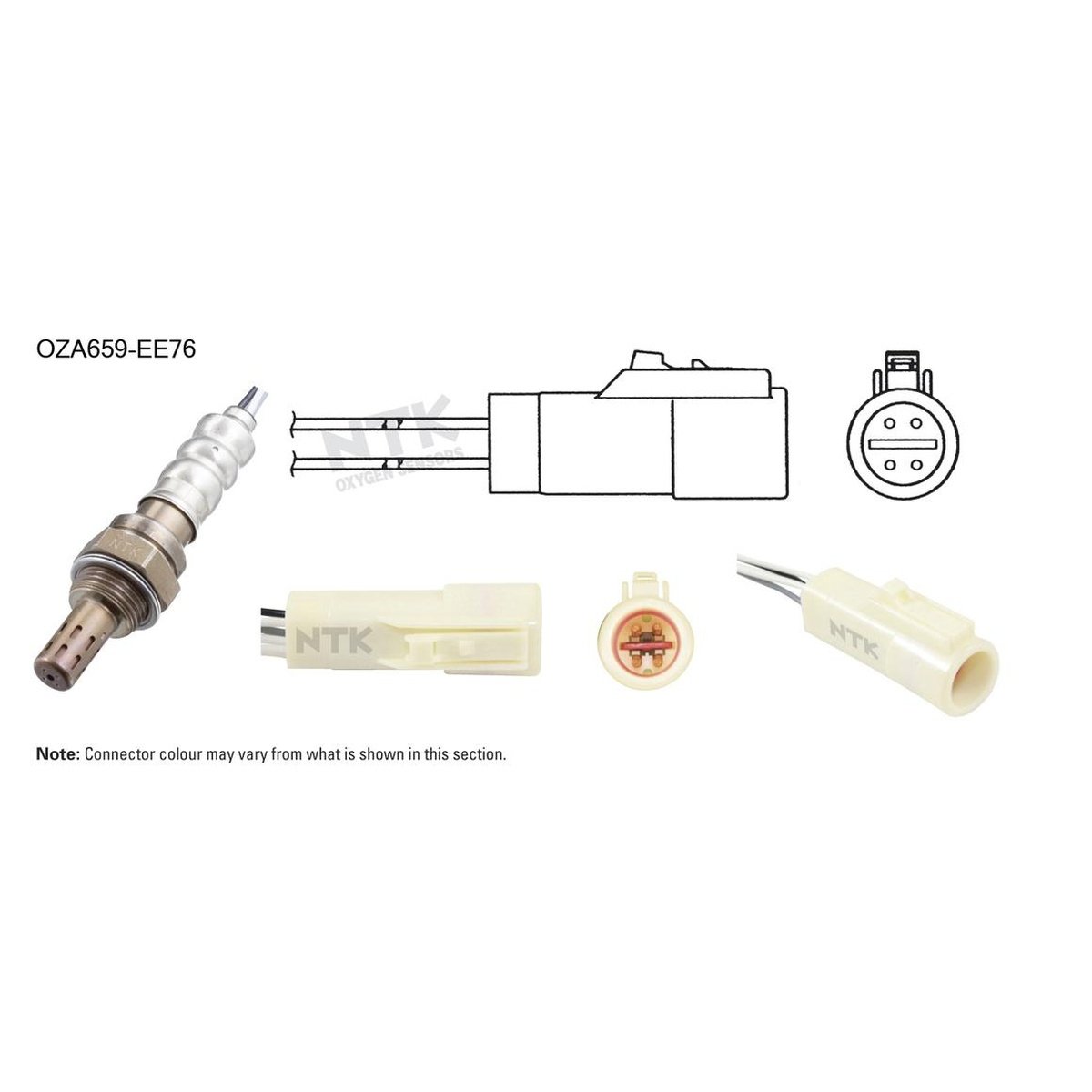 NTK Oxygen Lambda Sensor OZA659-EE76