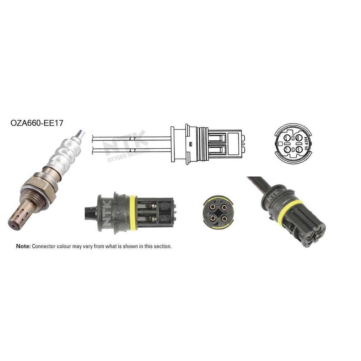NTK Oxygen Lambda Sensor OZA660-EE17