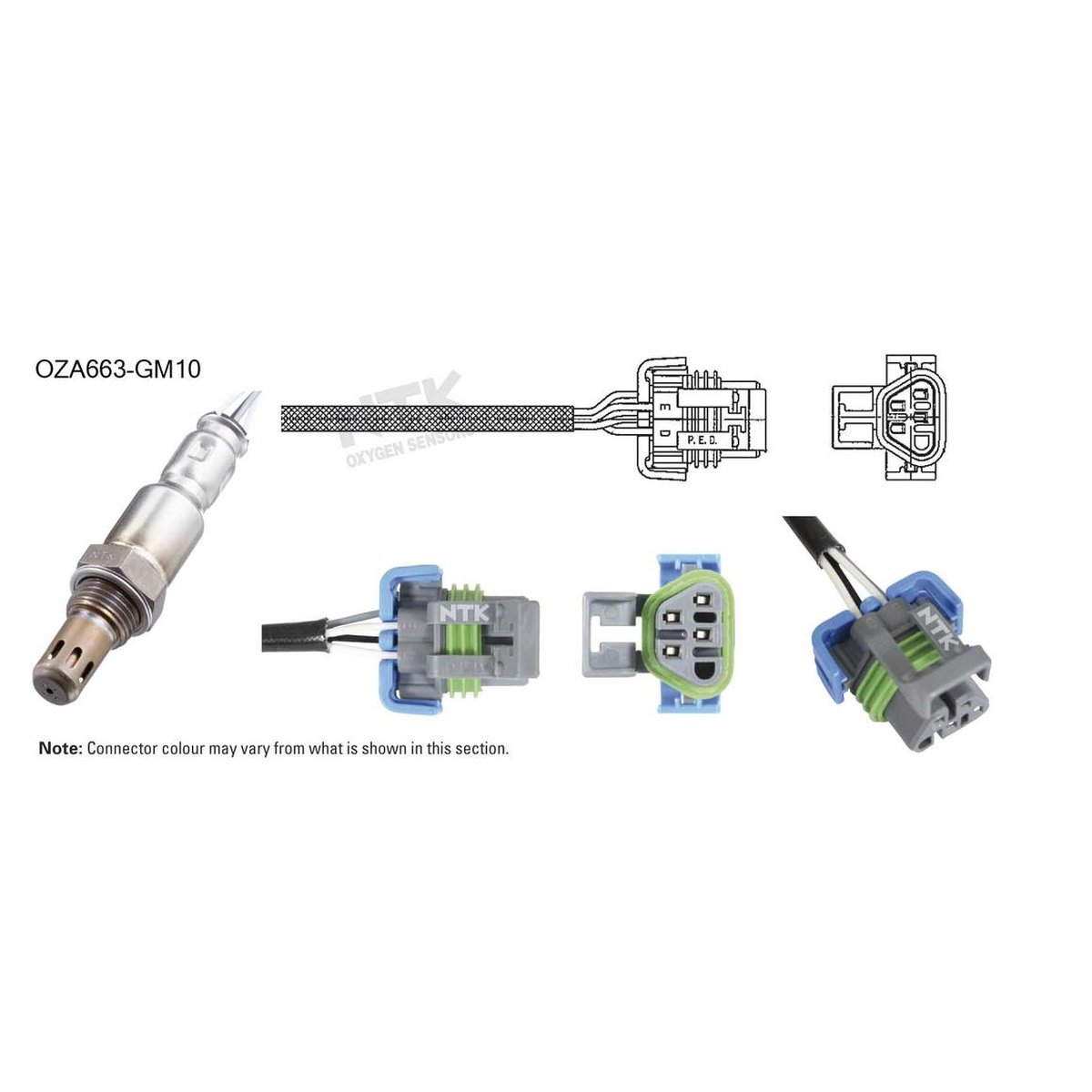 NTK Oxygen Lambda Sensor OZA663-GM10