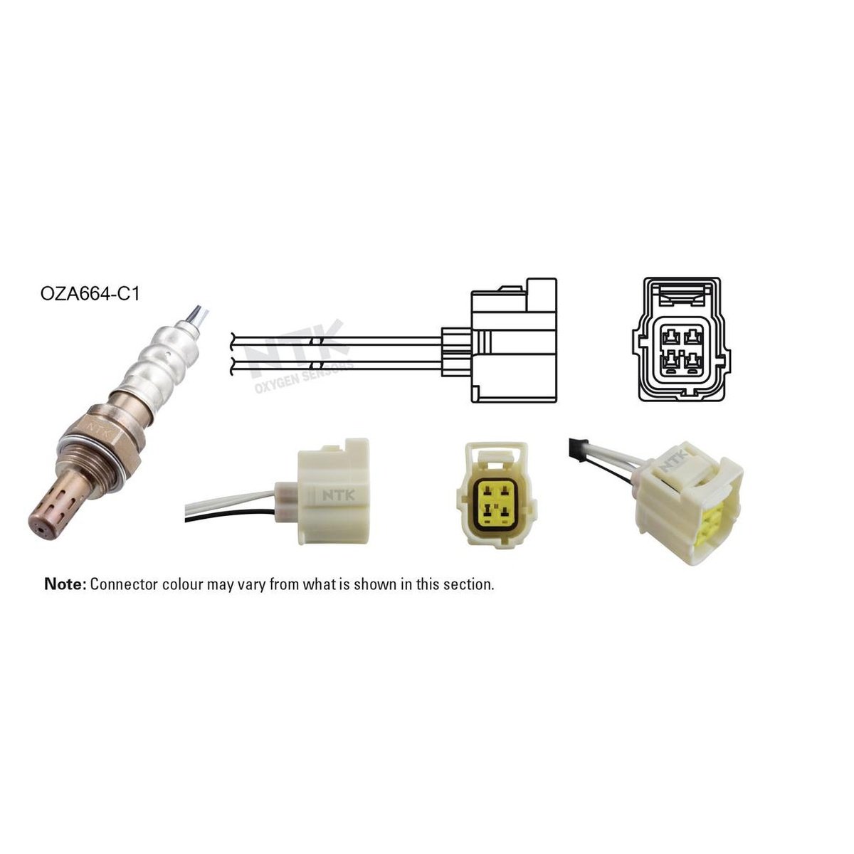 NTK Oxygen Lambda Sensor OZA664-C1