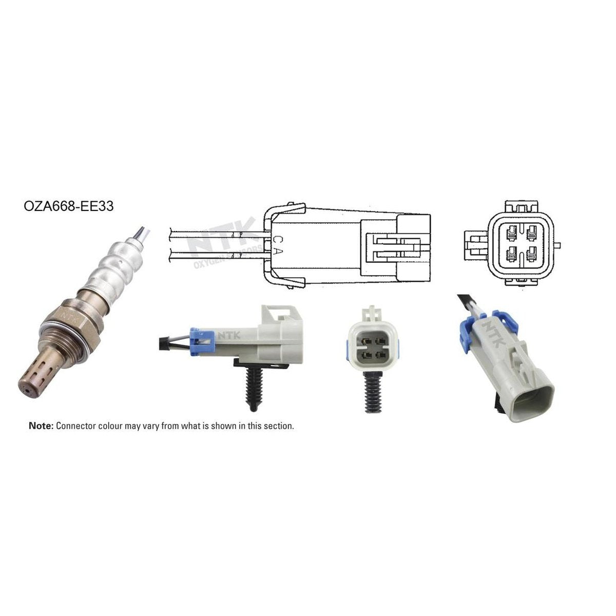 NTK Oxygen Lambda Sensor OZA668-EE33