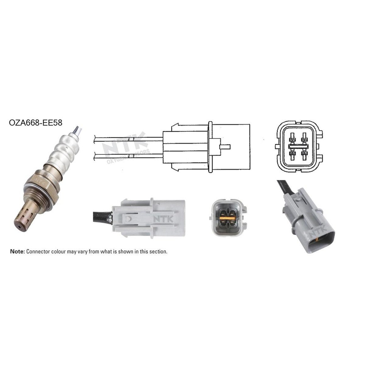 NTK Oxygen Lambda Sensor OZA668-EE58