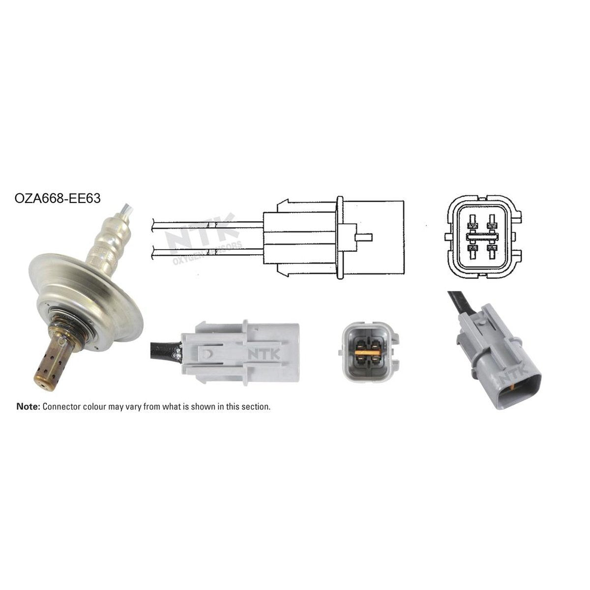 NTK Oxygen Lambda Sensor OZA668-EE63
