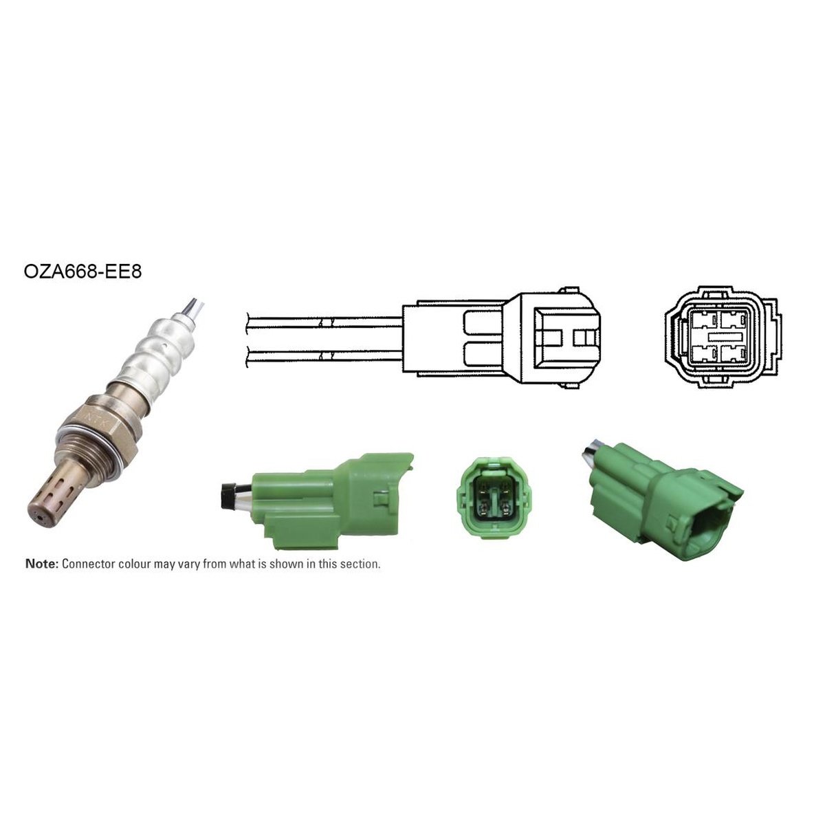 NTK Oxygen Lambda Sensor OZA668-EE8