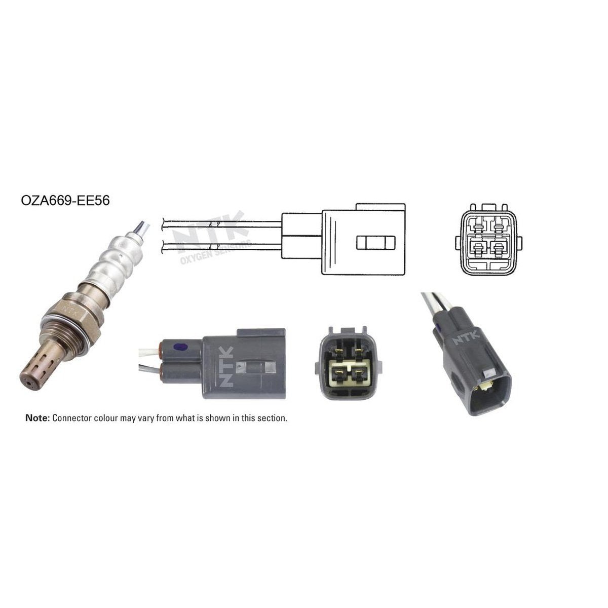 NTK Oxygen Lambda Sensor OZA669-EE56