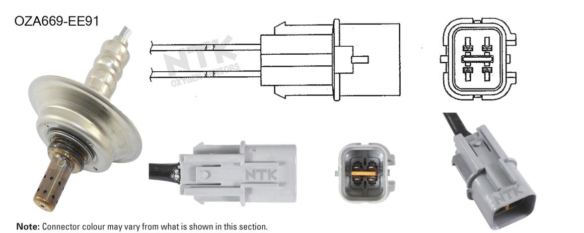 NTK Oxygen Lambda Sensor OZA669-EE91