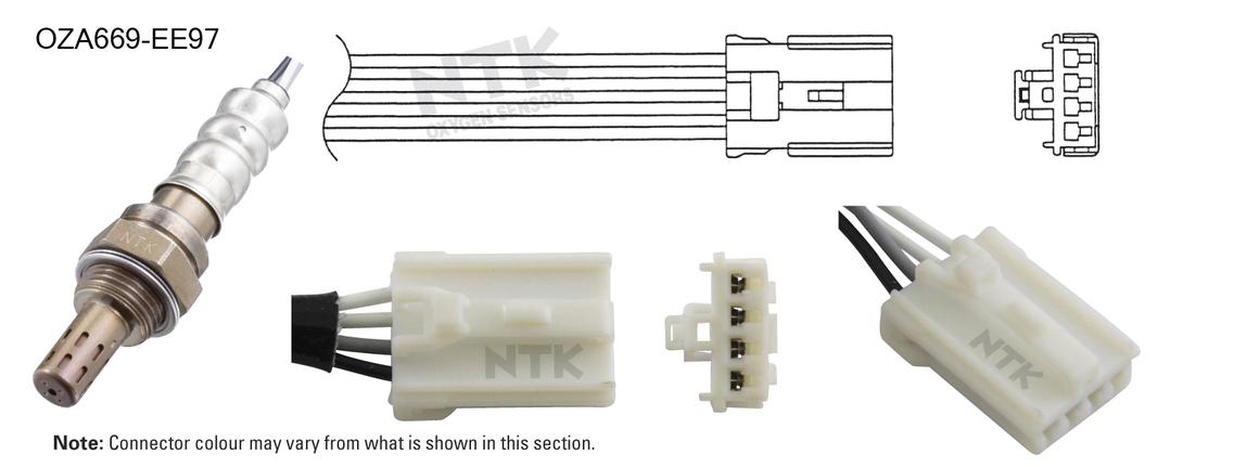 NTK Oxygen Lambda Sensor OZA669-EE97