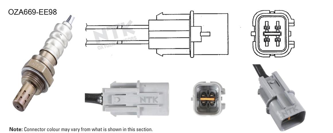 NTK Oxygen Lambda Sensor OZA669-EE98