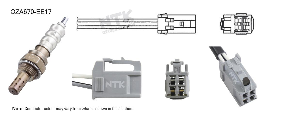 NTK Oxygen Lambda Sensor OZA670-EE17