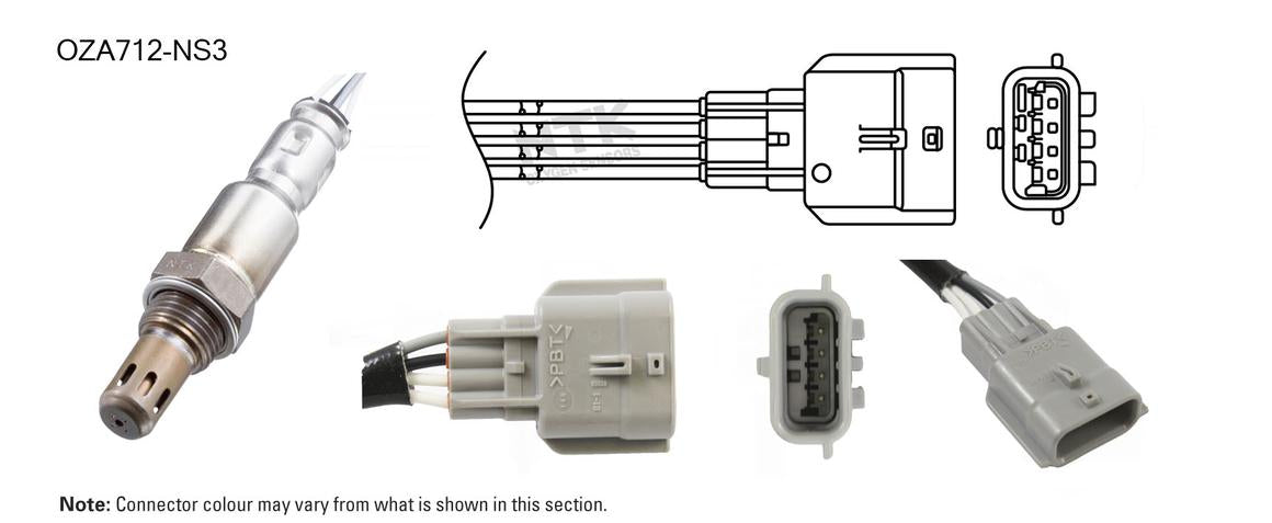 NTK Oxygen Lambda Sensor OZA712-NS3