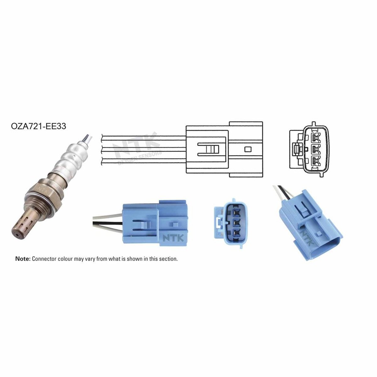 NTK Oxygen Lambda Sensor OZA721-EE33