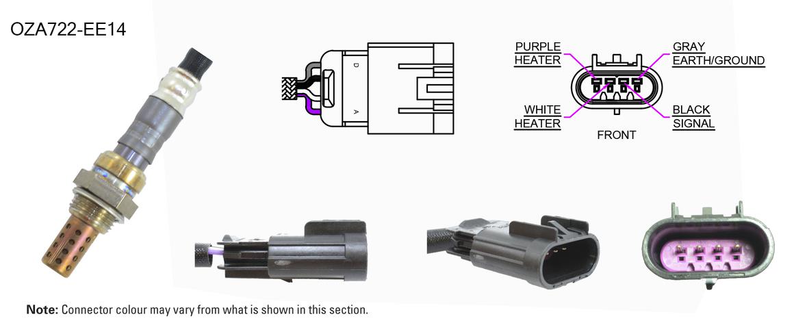 NTK Oxygen Lambda Sensor OZA722-EE14