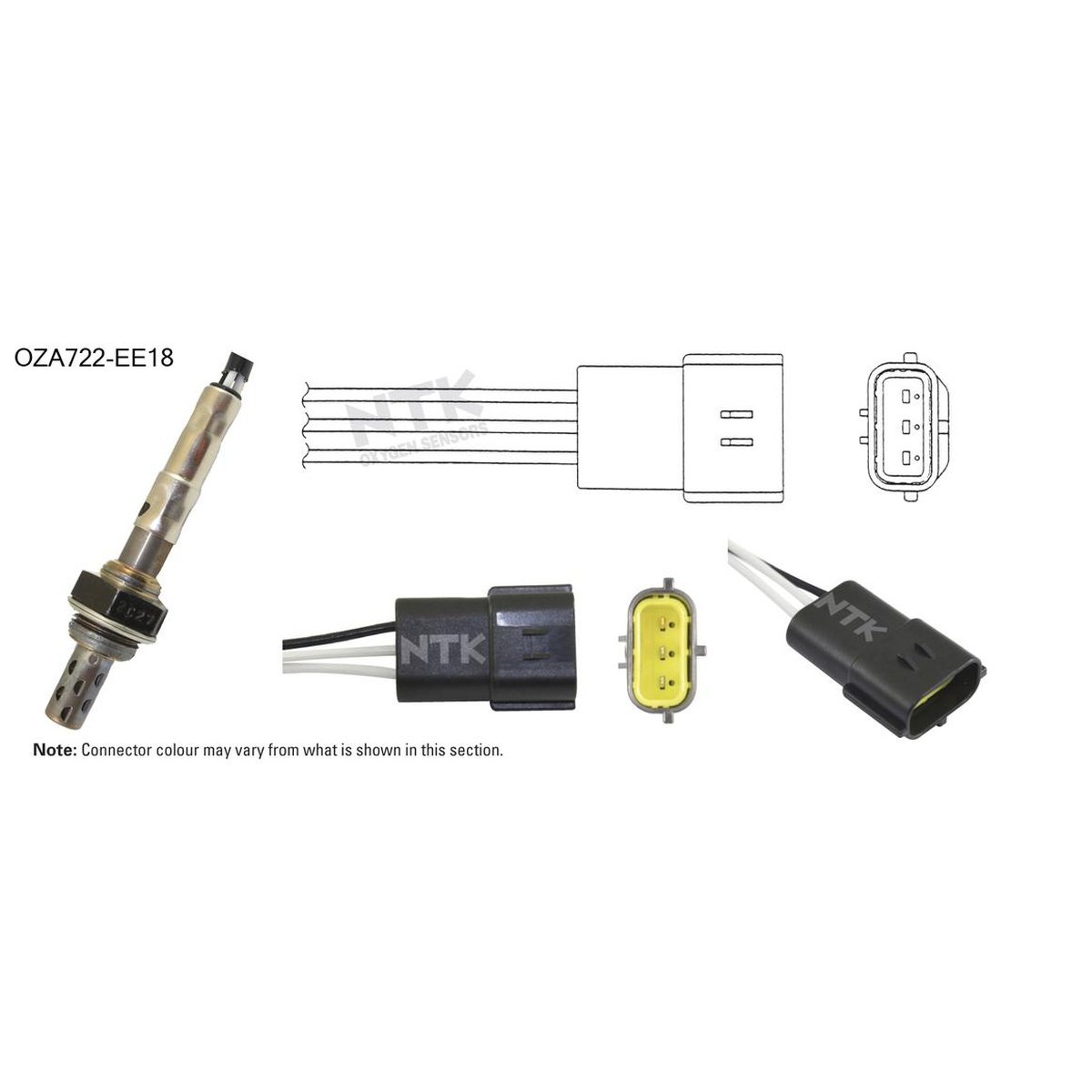 NTK Oxygen Lambda Sensor OZA722-EE18