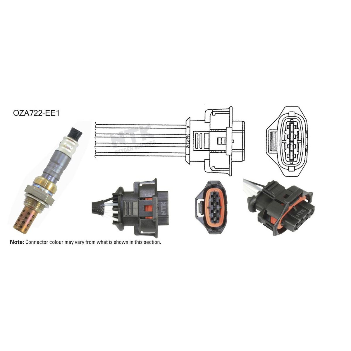 NTK Oxygen Lambda Sensor OZA722-EE1
