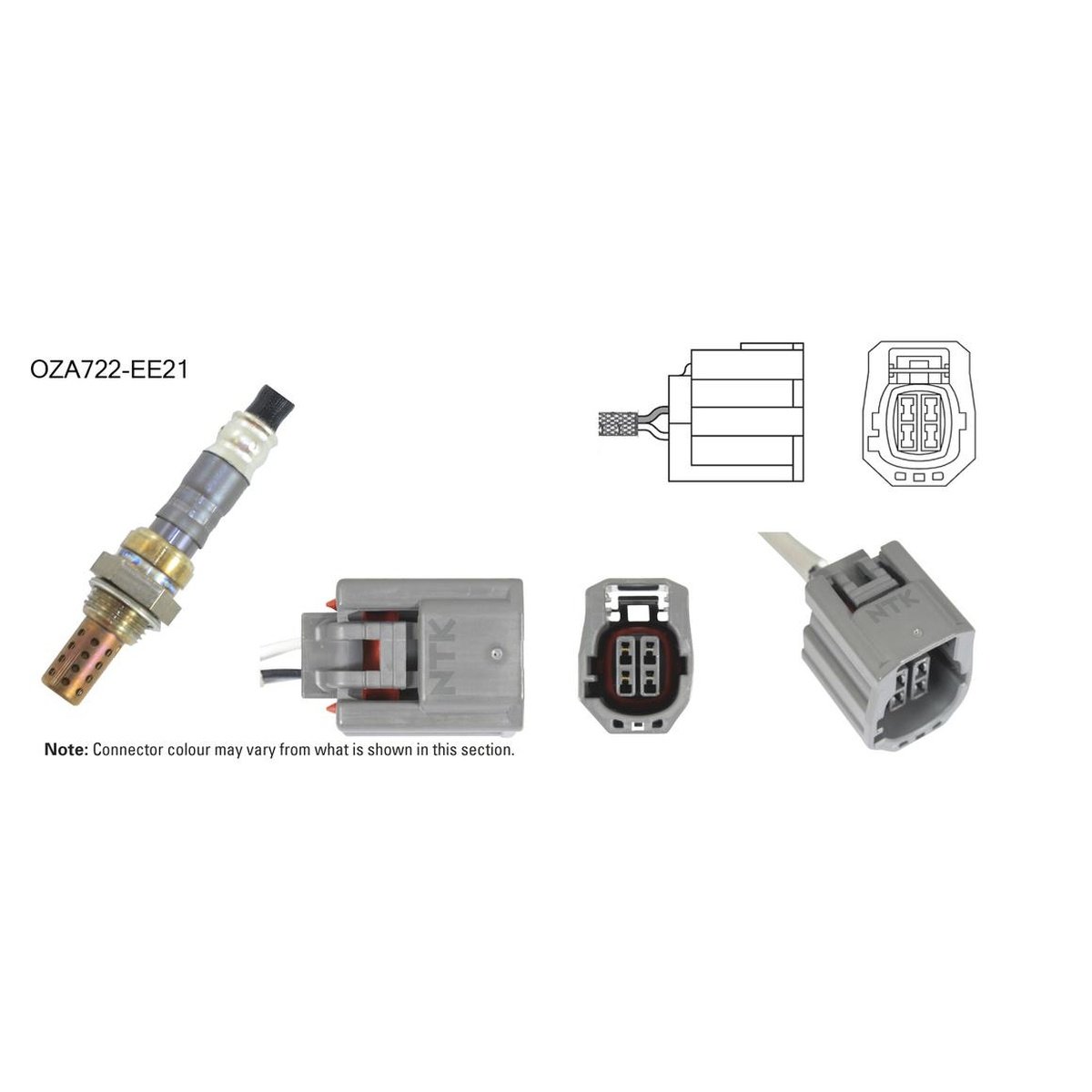 NTK Oxygen Lambda Sensor OZA722-EE21