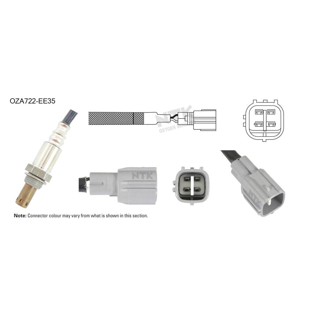 NTK Oxygen Lambda Sensor OZA722-EE35