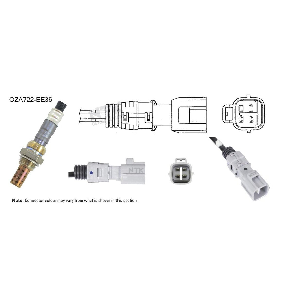 NTK Oxygen Lambda Sensor OZA722-EE36