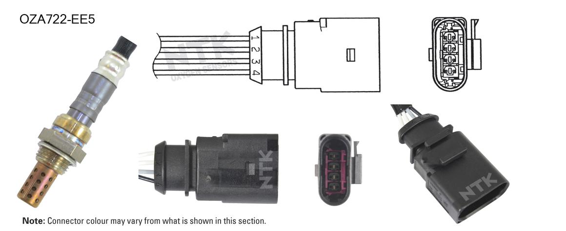 NTK Oxygen Lambda Sensor OZA722-EE5