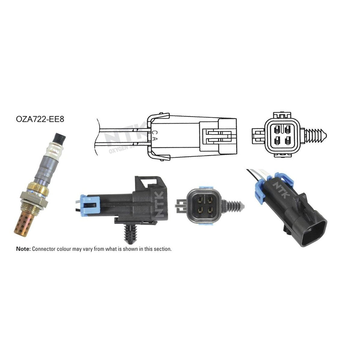 NTK Oxygen Lambda Sensor OZA722-EE8