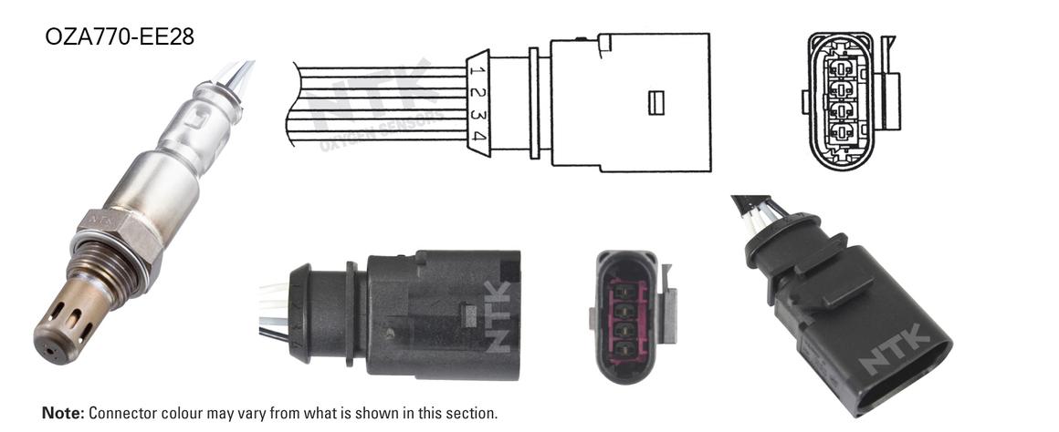 NTK Oxygen Lambda Sensor OZA770-EE28