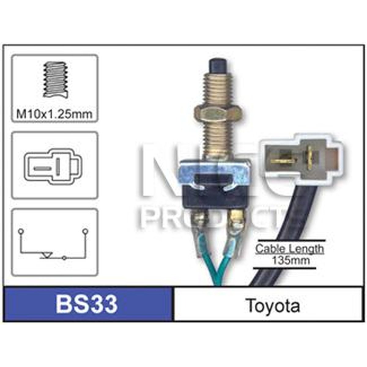 NICE Brake Light Switch BS33